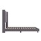 Flash Furniture Gray Velvet King Platform Bed with Headboard YK-1079-GY-K-GG - alternate 2